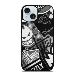 SKATEBOARD BRAND LOGO COLLECTION iPhone 15 Case Cover SKATEBOARD BRAND LOGO COLLECTION iPhone 15 Case Cover