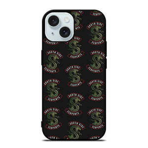 SOUTH SIDE SERPENTS RIVERDALE PATTERN iPhone 15 Case Cover SOUTH SIDE SERPENTS RIVERDALE PATTERN iPhone 15 Case Cover