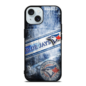 TORONTO BLUE JAYS MLB GRUNGE LOGO iPhone 15 Case Cover