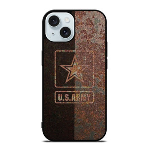 US ARMY RUSTY LOGO iPhone 15 Case Cover US ARMY RUSTY LOGO iPhone 15 Case Cover