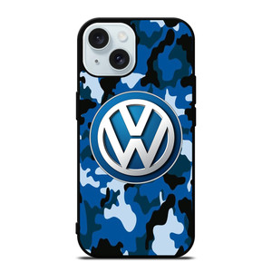 VW VOLKSWAGEN CAMO EMBLEM iPhone 15 Case Cover