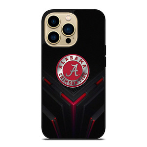 ALABAMA CRIMSON TIDE METAL BADGE iPhone 14 Pro Max Case Cover