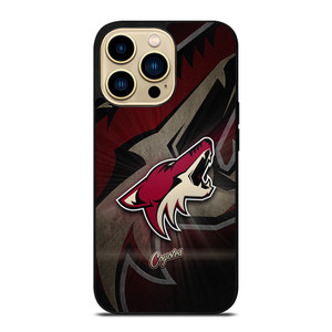 ARIZONA COYOTES METAL LOGO iPhone 14 Pro Max Case Cover ARIZONA COYOTES METAL LOGO iPhone 14 Pro Max Case Cover