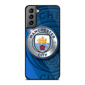 MANCHESTER CITY METAL LOGO  Samsung Galaxy S21 Plus Case Cover