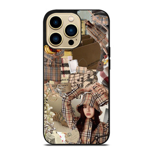 BURBERRY DANIELLE NEWJEANS iPhone 14 Pro Max Case Cover BURBERRY DANIELLE NEWJEANS iPhone 14 Pro Max Case Cover