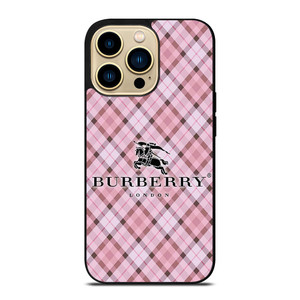 BURBERRY LONDON PINK iPhone 14 Pro Max Case Cover