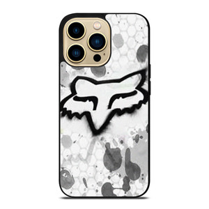 FOX RACING WHITE BRUSHED LOGO iPhone 14 Pro Max Case Cover