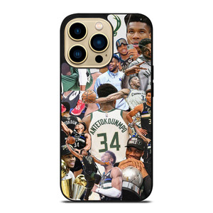 GIANNIS ANTETOKOUNMPO MILWAUKEE BUCKS COLLAGE iPhone 14 Pro Max Case Cover GIANNIS ANTETOKOUNMPO MILWAUKEE BUCKS COLLAGE iPhone 14 Pro Max Case Cover