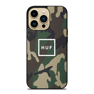 HUF ARMY CAMO LOGO iPhone 14 Pro Max Case Cover