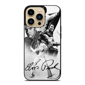 KING ELVIS PRESLEY BLACK WHITE iPhone 14 Pro Max Case Cover KING ELVIS PRESLEY BLACK WHITE iPhone 14 Pro Max Case Cover