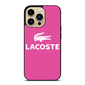 LACOSTE PINK LOGO iPhone 14 Pro Max Case Cover