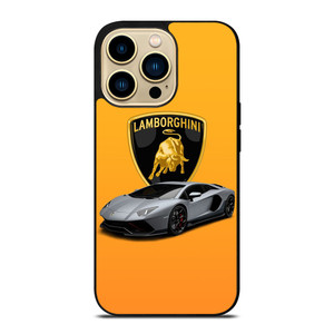 LAMBORGHINI ORANGE EMBLEM iPhone 14 Pro Max Case Cover LAMBORGHINI ORANGE EMBLEM iPhone 14 Pro Max Case Cover