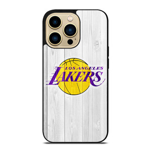LOS ANGELES LAKERS WHITE WOOD iPhone 14 Pro Max Case Cover