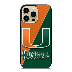 MIAMI HURRICANES LOGO CARBON iPhone 14 Pro Max Case Cover MIAMI HURRICANES LOGO CARBON iPhone 14 Pro Max Case Cover
