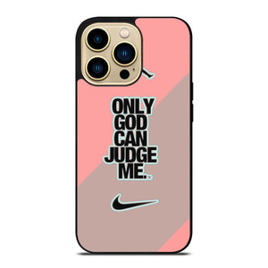 NIKE AIR JORDAN ONLY GOD CAN JUDGE ME PINK iPhone 14 Pro Max Case Cover NIKE AIR JORDAN ONLY GOD CAN JUDGE ME PINK iPhone 14 Pro Max Case Cover