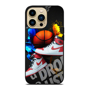 NIKE AIR JORDAN SPLASHED SNEAKERS iPhone 14 Pro Max Case Cover NIKE AIR JORDAN SPLASHED SNEAKERS iPhone 14 Pro Max Case Cover