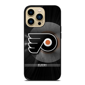 PHILADELPHIA FLYERS METAL EMBLEM iPhone 14 Pro Max Case Cover