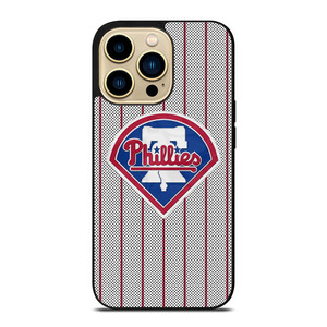 PHILADELPHIA PHILLIES CARBON LOGO iPhone 14 Pro Max Case Cover