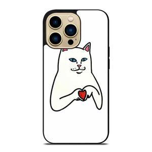 RIPNDIP CAT LOVE SIGN iPhone 14 Pro Max Case Cover