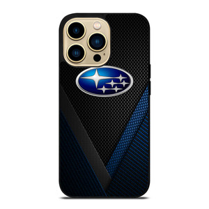 SUBARU BLUE CARBON EMBLEM iPhone 14 Pro Max Case Cover