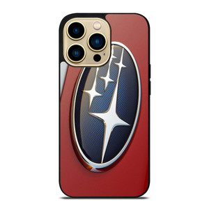 SUBARU CAR RED EMBLEM iPhone 14 Pro Max Case Cover
