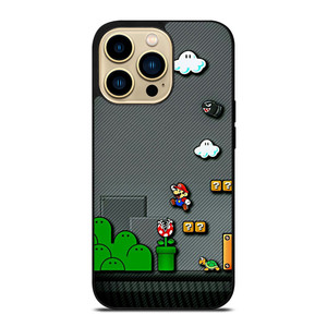 SUPER MARIO BROS CARBON GAMES iPhone 14 Pro Max Case Cover