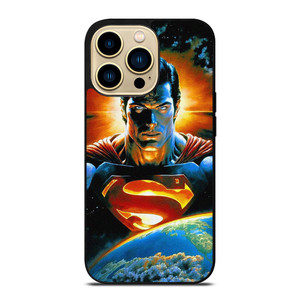SUPERMAN WORLD CARTOON iPhone 14 Pro Max Case Cover