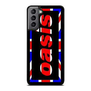 OASIS UNION JACK LOGO  Samsung Galaxy S21 Plus Case Cover