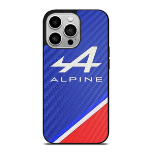 ALPINE AUTOMOBILES BLUE CARBON iPhone 14 Pro Case Cover