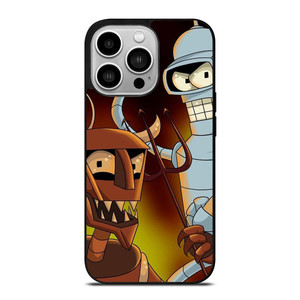 BENDER ROBOT DEVIL FUTURAMA CARTOON iPhone 14 Pro Case Cover