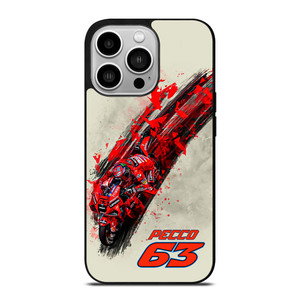 FRANCESCO BAGNAIA PECCO 63 MOTO GP iPhone 14 Pro Case Cover