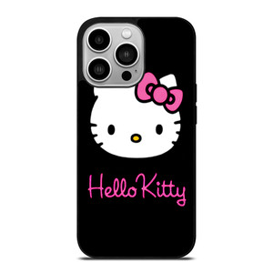 HELLO KITTY CUTE BLACK iPhone 14 Pro Case Cover
