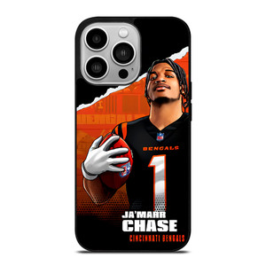 JA'MARR CHASE CINCINNATI BENGALS NFL FOOTBALL iPhone 14 Pro Case Cover