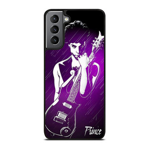 PRINCE PURPLE IN MEMORIAM ART  Samsung Galaxy S21 Plus Case Cover PRINCE PURPLE IN MEMORIAM ART  Samsung Galaxy S21 Plus Case Cover