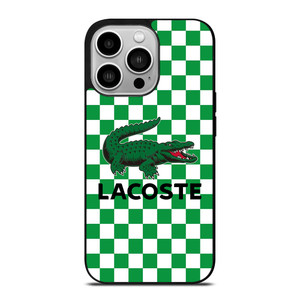 LACOSTE CHECKERBOARD LOGO iPhone 14 Pro Case Cover LACOSTE CHECKERBOARD LOGO iPhone 14 Pro Case Cover
