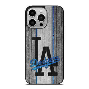 LOS ANGELES DODGERS BASEBALL WOOD LOGO iPhone 14 Pro Case Cover