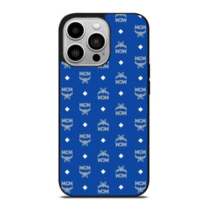 MCM WORLD WIDE BLUE iPhone 14 Pro Case Cover