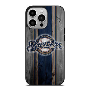 MILWAUKEE BREWERS BASEBALL WOODEN LOGO iPhone 14 Pro Case Cover MILWAUKEE BREWERS BASEBALL WOODEN LOGO iPhone 14 Pro Case Cover