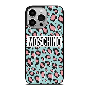 MOSCHINO LEOPARD SKIN iPhone 14 Pro Case Cover