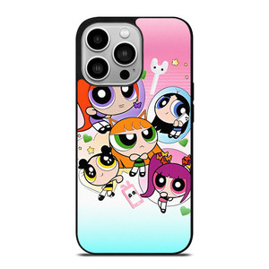 NEW JEANS KPOP X POWERPUFF GIRLS CARTOON iPhone 14 Pro Case Cover