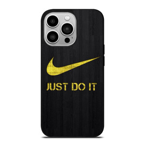 NIKE JUST DO IT WOOD LOGO YELLOW iPhone 14 Pro Case Cover NIKE JUST DO IT WOOD LOGO YELLOW iPhone 14 Pro Case Cover