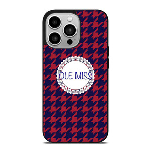 OLE MISS REBELS FOOTBALL PATTERN iPhone 14 Pro Case Cover OLE MISS REBELS FOOTBALL PATTERN iPhone 14 Pro Case Cover