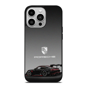 PORSCHE 911 GT3 RS BLACK iPhone 14 Pro Case Cover