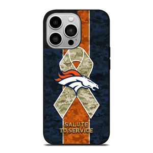 SALUTE TO SERVICE DENVER BRONCOS iPhone 14 Pro Case Cover SALUTE TO SERVICE DENVER BRONCOS iPhone 14 Pro Case Cover