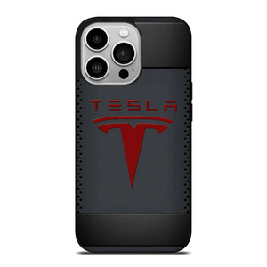 TESLA METAL CARBON LOGO iPhone 14 Pro Case Cover TESLA METAL CARBON LOGO iPhone 14 Pro Case Cover