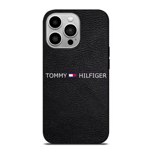 TOMMY HILFIGER LOGO LEATHER iPhone 14 Pro Case Cover TOMMY HILFIGER LOGO LEATHER iPhone 14 Pro Case Cover