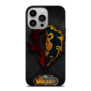 WORLD OF WARCRAFT HORDE ALLIANCE LOGO iPhone 14 Pro Case Cover WORLD OF WARCRAFT HORDE ALLIANCE LOGO iPhone 14 Pro Case Cover