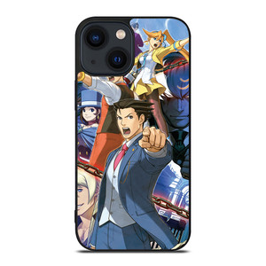 ACE ATTORNEY GAMES iPhone 14 Plus Case Cover