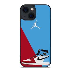 AIR JORDAN SNEAKERS RED BLUE iPhone 14 Plus Case Cover AIR JORDAN SNEAKERS RED BLUE iPhone 14 Plus Case Cover