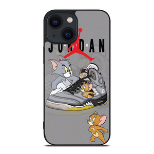 AIR JORDAN SNEAKERS TOM AND JERRY iPhone 14 Plus Case Cover AIR JORDAN SNEAKERS TOM AND JERRY iPhone 14 Plus Case Cover